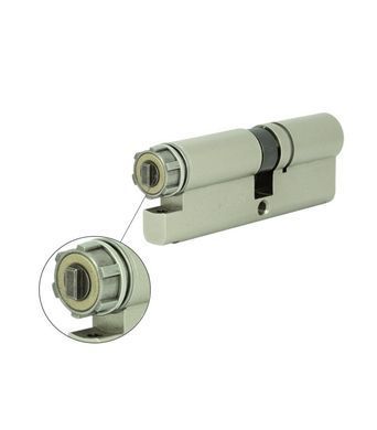 Циліндр MUL-T-LOCK INTERACTIVE+ 90 мм (35Zx55) Ключ-Тумблер ENTR 2KEY CAM30 Нікель сатин MTL7000015063 фото