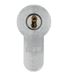 Цилиндр ABLOY PROTEC2 MOD 86,5 мм ( 76x10,5 ) Односторонний ключ 3KEY CY321 CAM30 Хром полированный