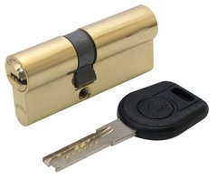 Циліндр дверний Вruno Security 30/40мм лазерний 70мм 5 ключів латунь (32826) 32826 фото