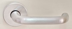 Дверная ручка на розетте Fimet 1052-2031 F05 Batterfly матовый хром (3897) 3897 фото