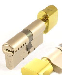 Цилиндр MUL-T-LOCK INTERACTIVE+ XP 71 мм ( 31Lx40T ) Ключ-Тумблер FLEX_CONTROL 3KEY+1KEY+1KEY+1KEY CAM30 Никель сатин / Латунь полированная MTL7000019420 фото