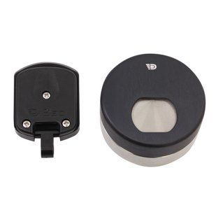 Броненакладка DISEC MAGNETIC MR125L-25D1 NO чорний матовий 3 ключі 62556 фото
