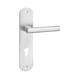 Ручка для дверей на планці MVM Під циліндр leon S-1480-85 нержавіюча сталь